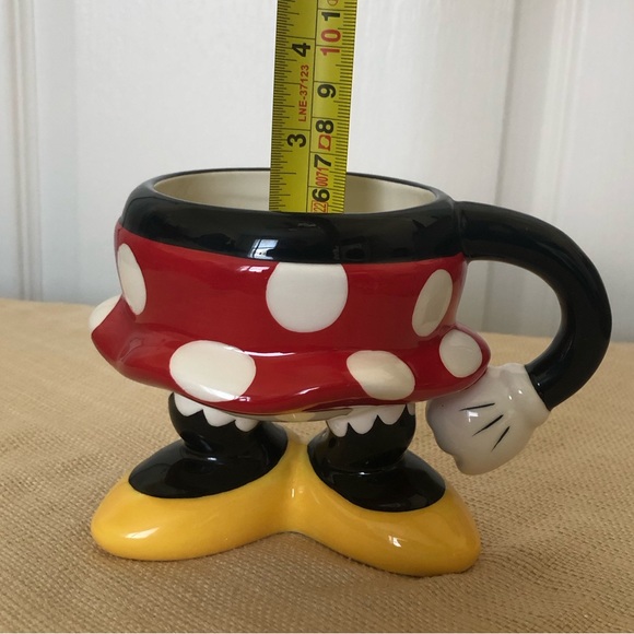 Disney World Minnie Mouse half body / skirt legs mug NWT - Picture 12 of 16